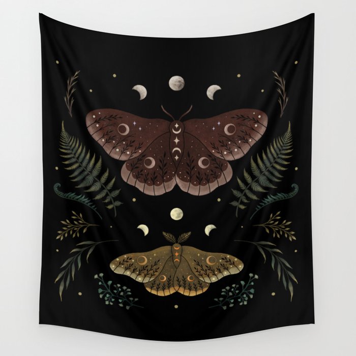 Saturnia Pavonia Wall Tapestry Gallery Image 4