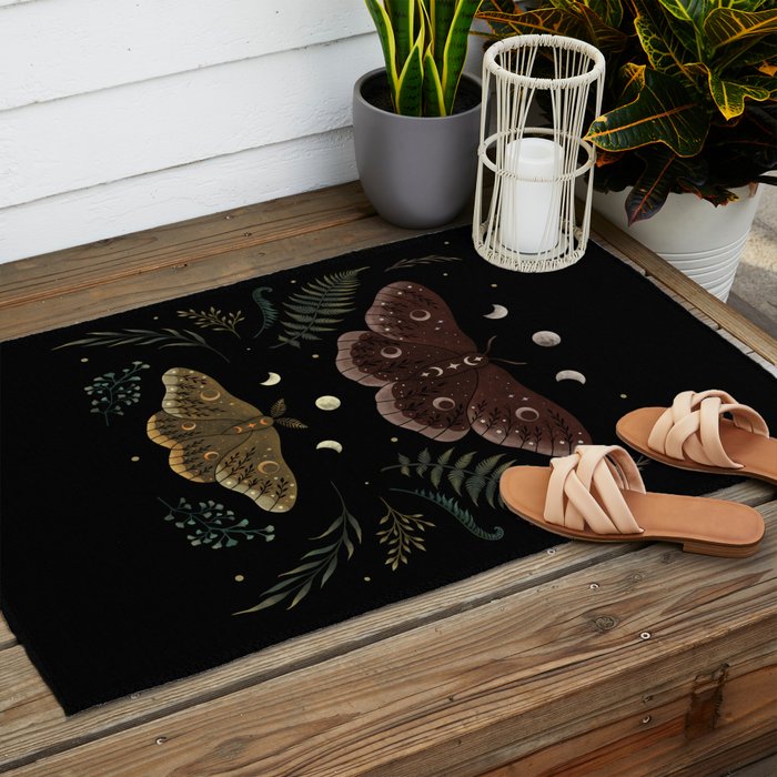Saturnia Pavonia Outdoor Rug Gallery Image 2