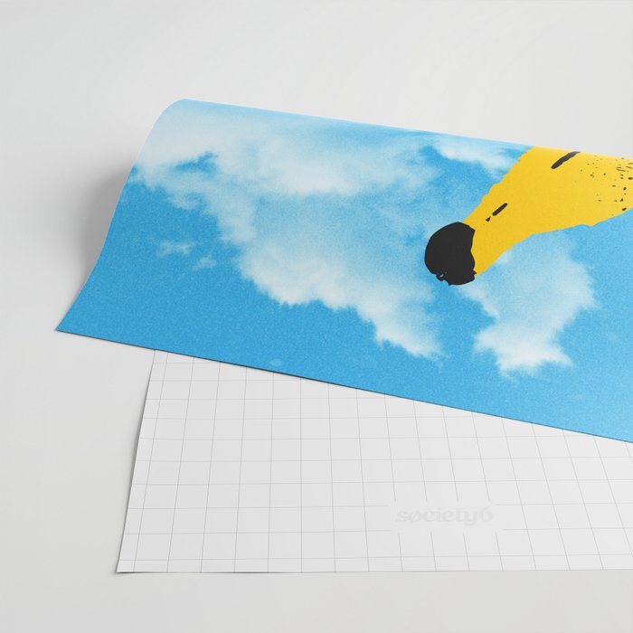 Banana Pop Art: Sky Edition Wrapping Paper Gallery Image 2