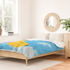 Banana Pop Art: Sky Edition Duvet Cover Gallery Image 2