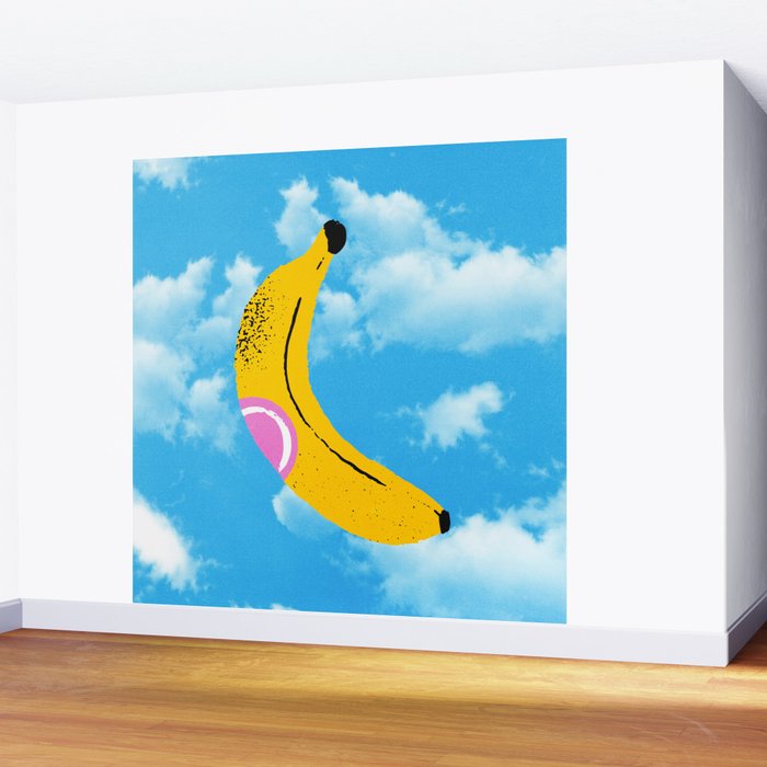 Banana Pop Art: Sky Edition Wall Mural Gallery Image 2