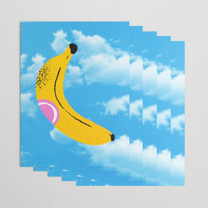 Banana Pop Art: Sky Edition Wrapping Paper Gallery Image 3