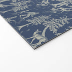 Navy Blue Bigfoot & Friends Welcome Mat Gallery Image 2