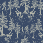Navy Blue Bigfoot & Friends Coffee Mug Gallery Image 2
