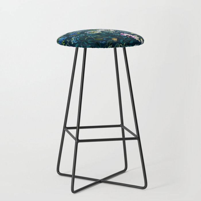 Chintzy Florals II Stool Gallery Image 1