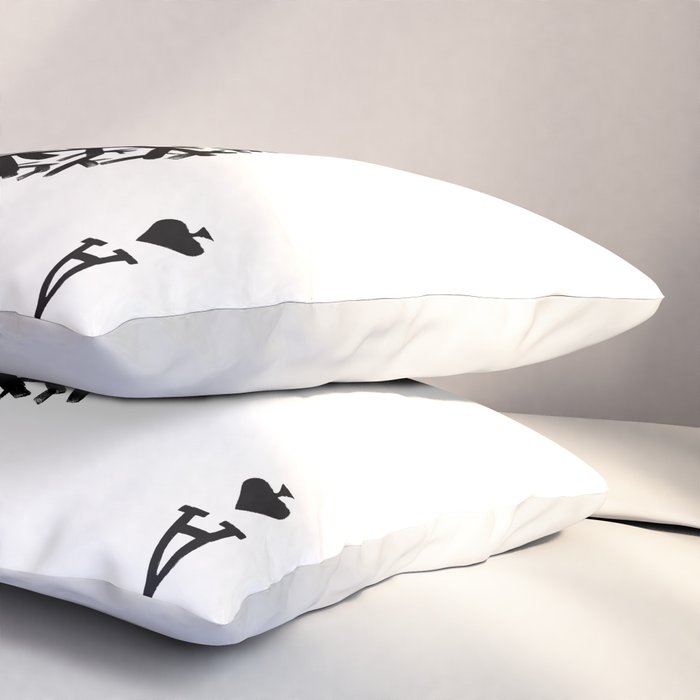 Ace of spade Pillow Sham Gallery Image 3