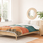 Warm spring sunshine beneath the ridge  Duvet Cover Gallery Image 2