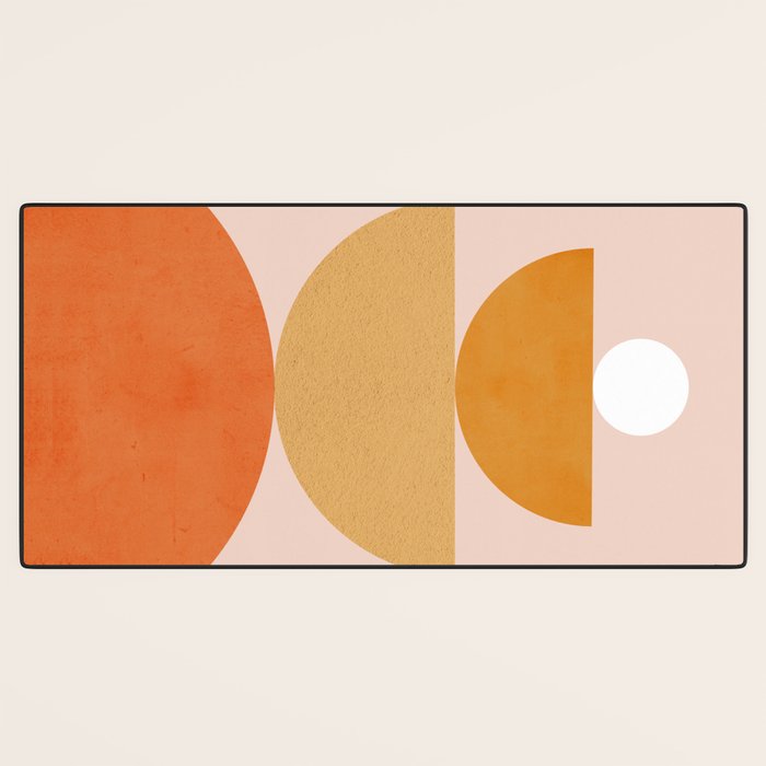 Abstraction Circles Balance Modern Minimalism 007 Desk Mat Gallery Image 3