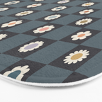 Daisy Checkerboard Bath Mat Gallery Image 3