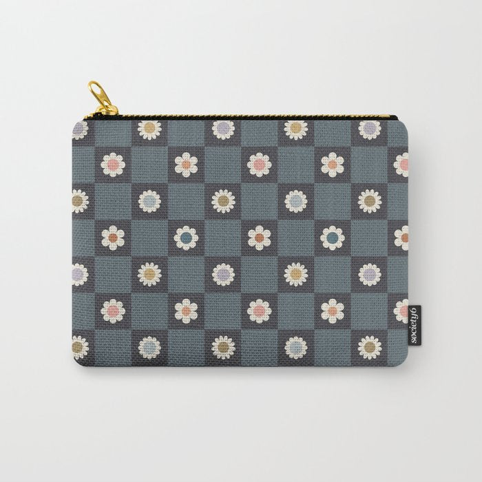 Daisy Checkerboard Carry All Pouch Gallery Image 1