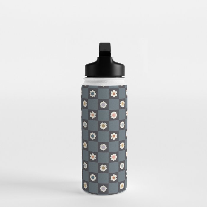 Daisy Checkerboard Water Bottle Gallery Image 3