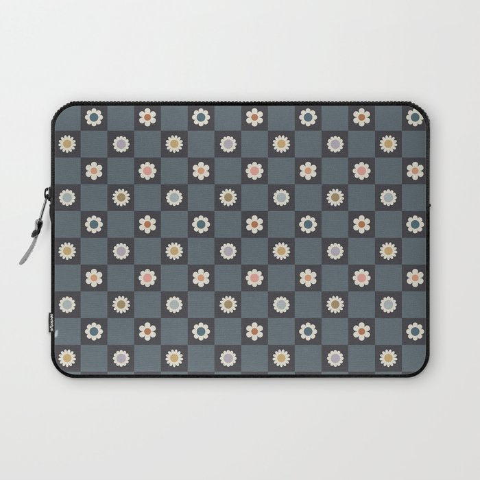 Daisy Checkerboard Laptop Sleeve Gallery Image 1