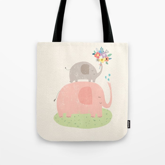 Elephants Tote Bag Gallery Image 1