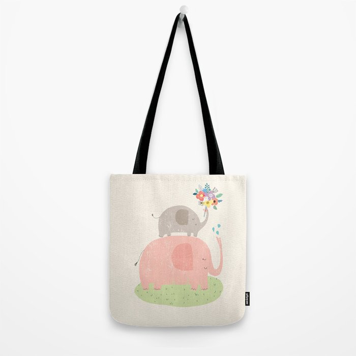 Elephants Tote Bag Gallery Image 2