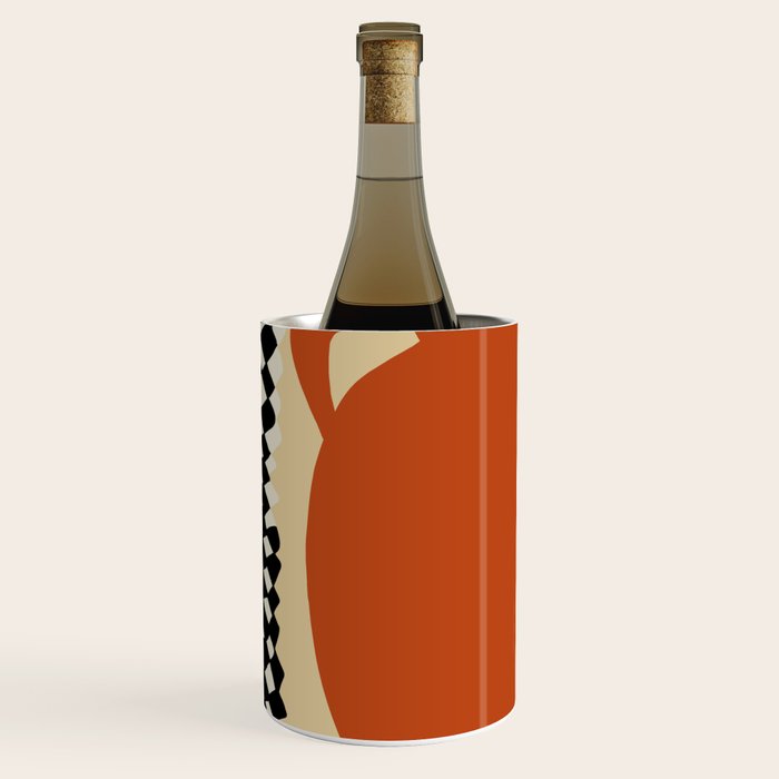 Happy flower fall pottery  Wine Chiller Gallery Image 2