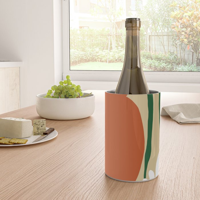 Happy flower fall pottery  Wine Chiller Gallery Image 4