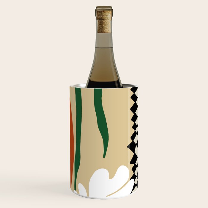 Happy flower fall pottery  Wine Chiller Gallery Image 3