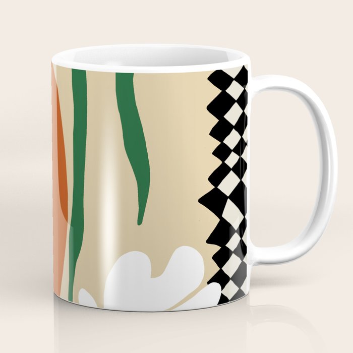 Happy flower fall pottery  Coffee Mug Gallery Image 1