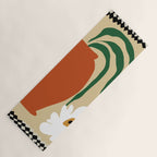 Happy flower fall pottery  Yoga Mat Gallery Image 1