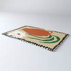 Happy flower fall pottery  Rug Gallery Image 3