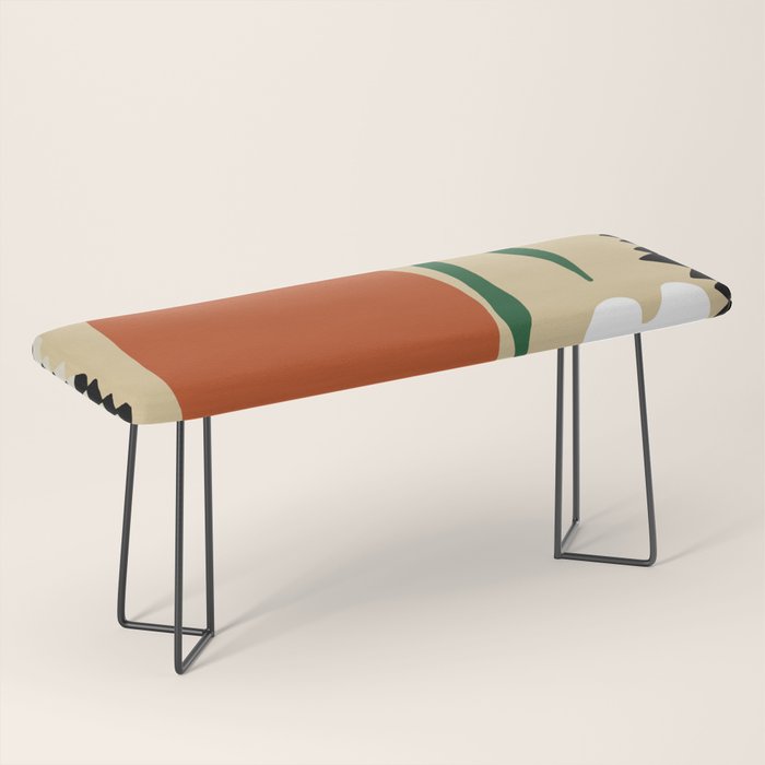 Happy flower fall pottery  Bench Gallery Image 1