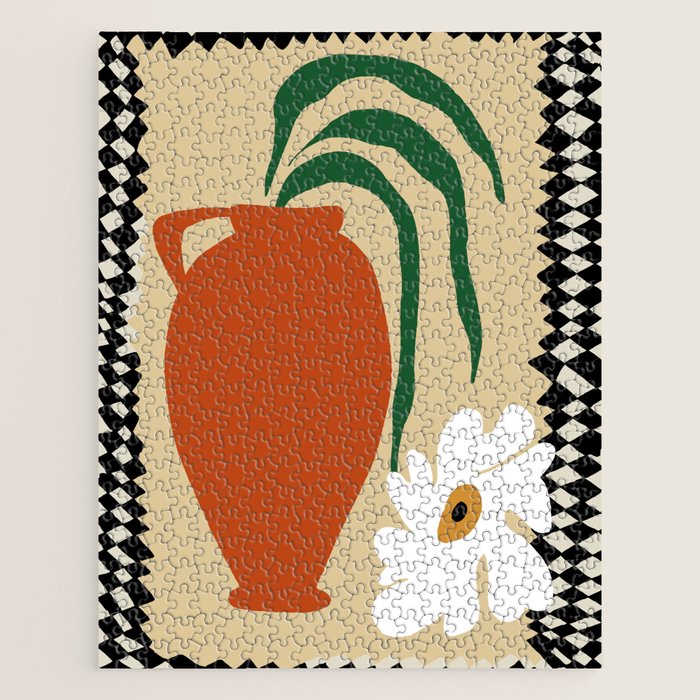 Happy flower fall pottery  Jigsaw Puzzle Gallery Image 1
