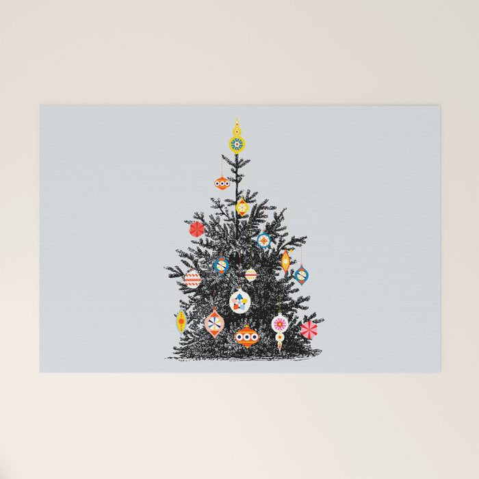 Decorated christmas tree Welcome Mat Gallery Image 1