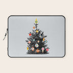 Decorated christmas tree Laptop Sleeve Gallery Image 1