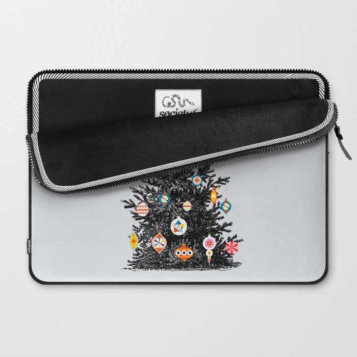 Decorated christmas tree Laptop Sleeve Gallery Image 2