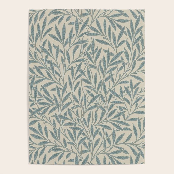 William Morris Willow Slate Poster Gallery Image 4