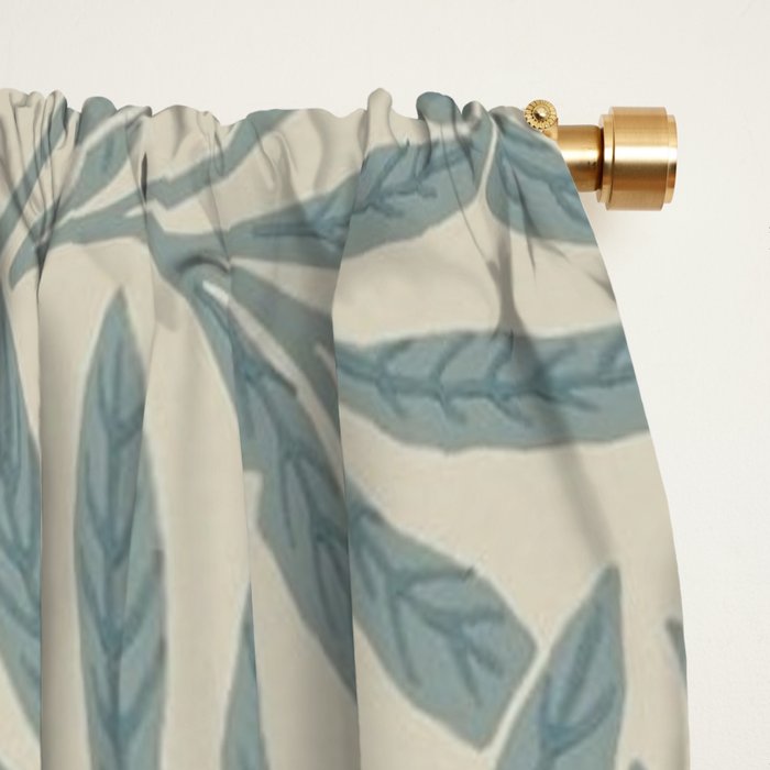 William Morris Willow Slate Window Curtain Gallery Image 2