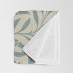 William Morris Willow Slate Throw Blanket Gallery Image 3