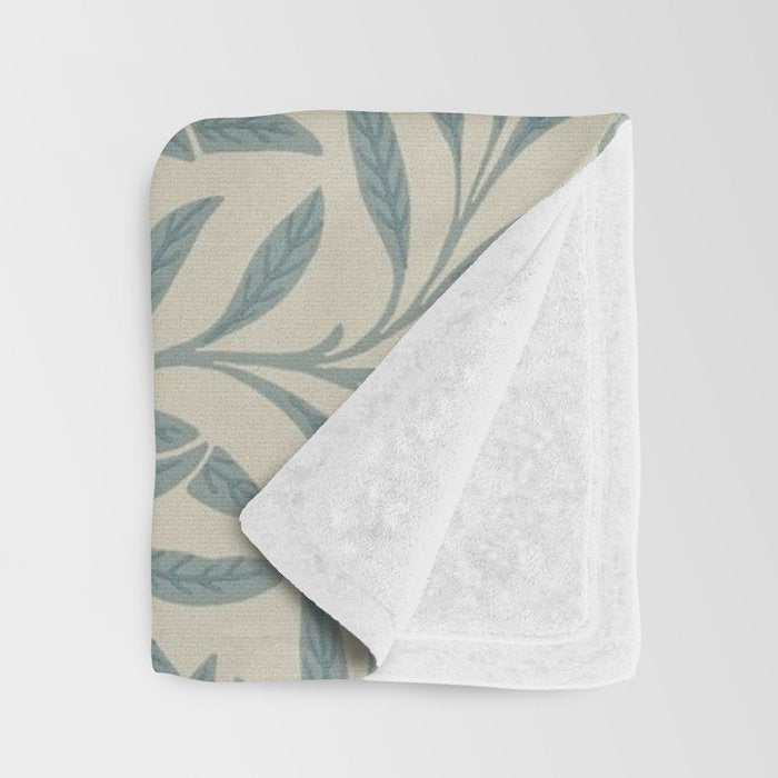 William Morris Willow Slate Throw Blanket Gallery Image 3