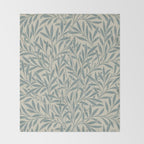 William Morris Willow Slate Throw Blanket Gallery Image 2
