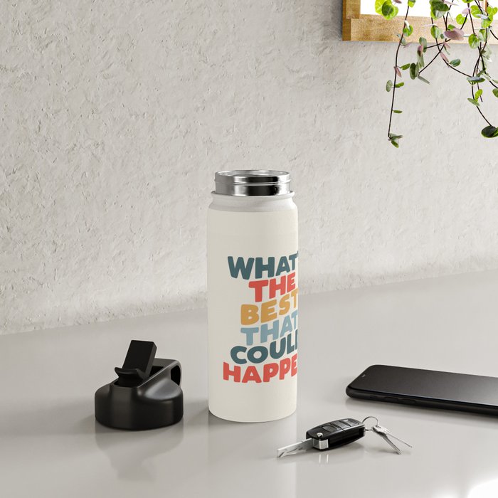 Whats The Best That Could Happen Water Bottle Gallery Image 4