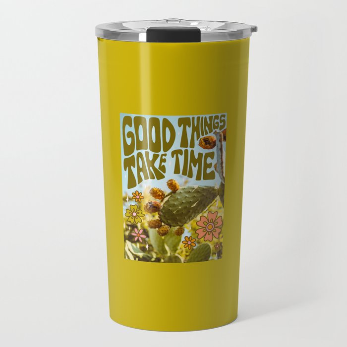 Good Things Take Time Travel Mug Gallery Image 1