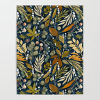 Fall leafy nature dark A Poster Gallery Image 4