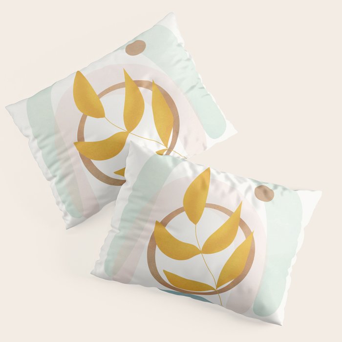 Soft Abstract Shapes 14 Pillow Sham Gallery Image 3