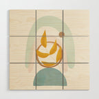 Soft Abstract Shapes 14 Wood Wall Art Gallery Image 1