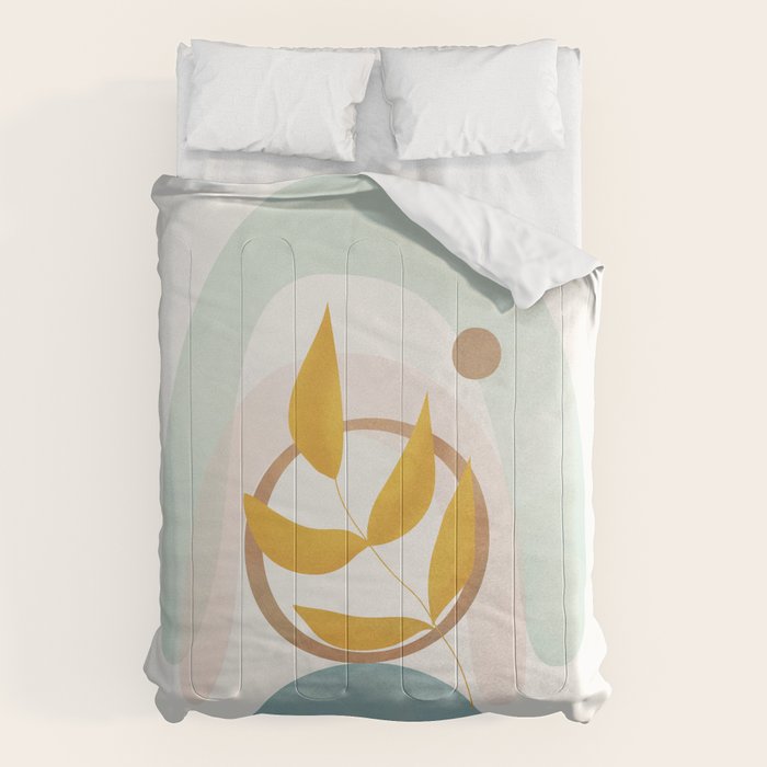 Soft Abstract Shapes 14 Comforter Gallery Image 6