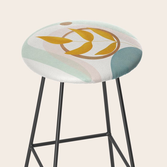 Soft Abstract Shapes 14 Stool Gallery Image 2