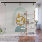 Soft Abstract Shapes 14 Wall Mural Gallery Image 1