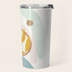 Soft Abstract Shapes 14 Travel Mug Gallery Image 2