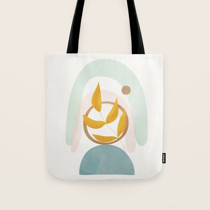 Soft Abstract Shapes 14 Tote Bag Gallery Image 1
