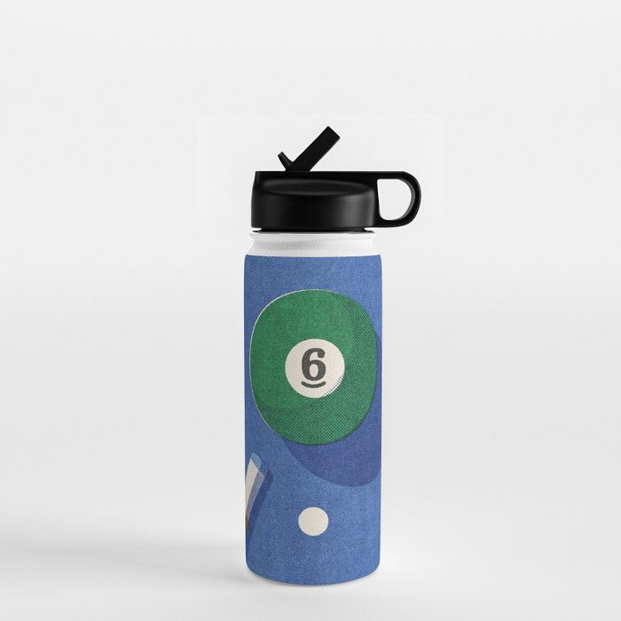 BALLS / Billiards - ball 6 I Water Bottle Gallery Image 1