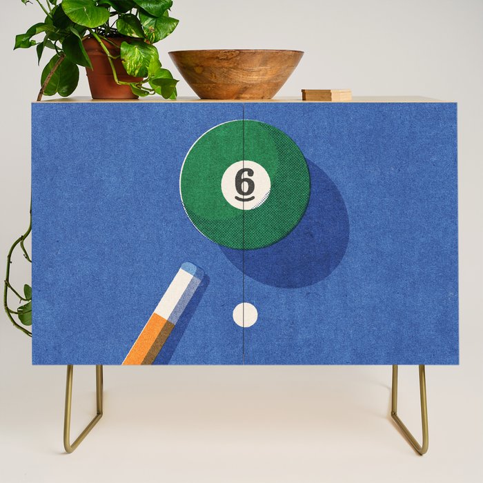 BALLS / Billiards - ball 6 I Credenza Gallery Image 1