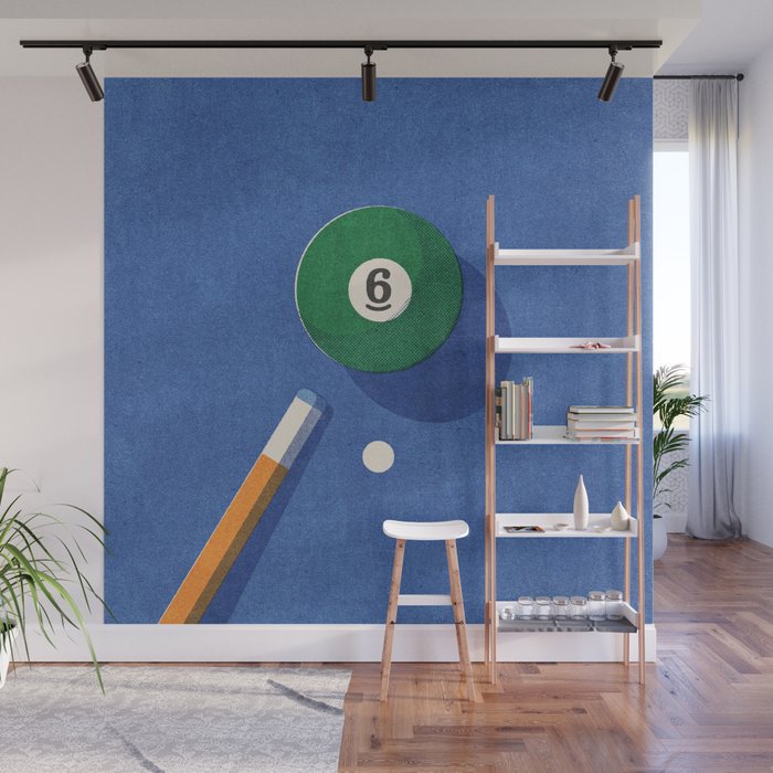 BALLS / Billiards - ball 6 I Wall Mural Gallery Image 1