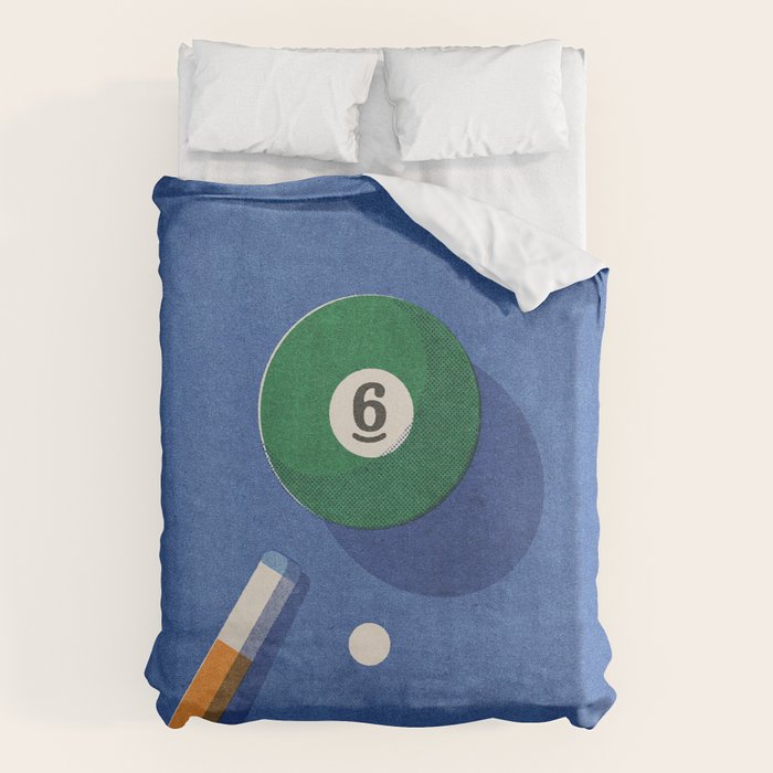 BALLS / Billiards - ball 6 I Duvet Cover Gallery Image 6