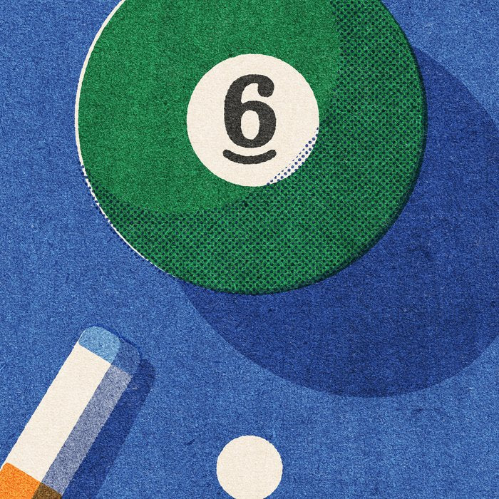 BALLS / Billiards - ball 6 I Coffee Mug Gallery Image 2