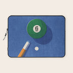 BALLS / Billiards - ball 6 I Laptop Sleeve Gallery Image 1